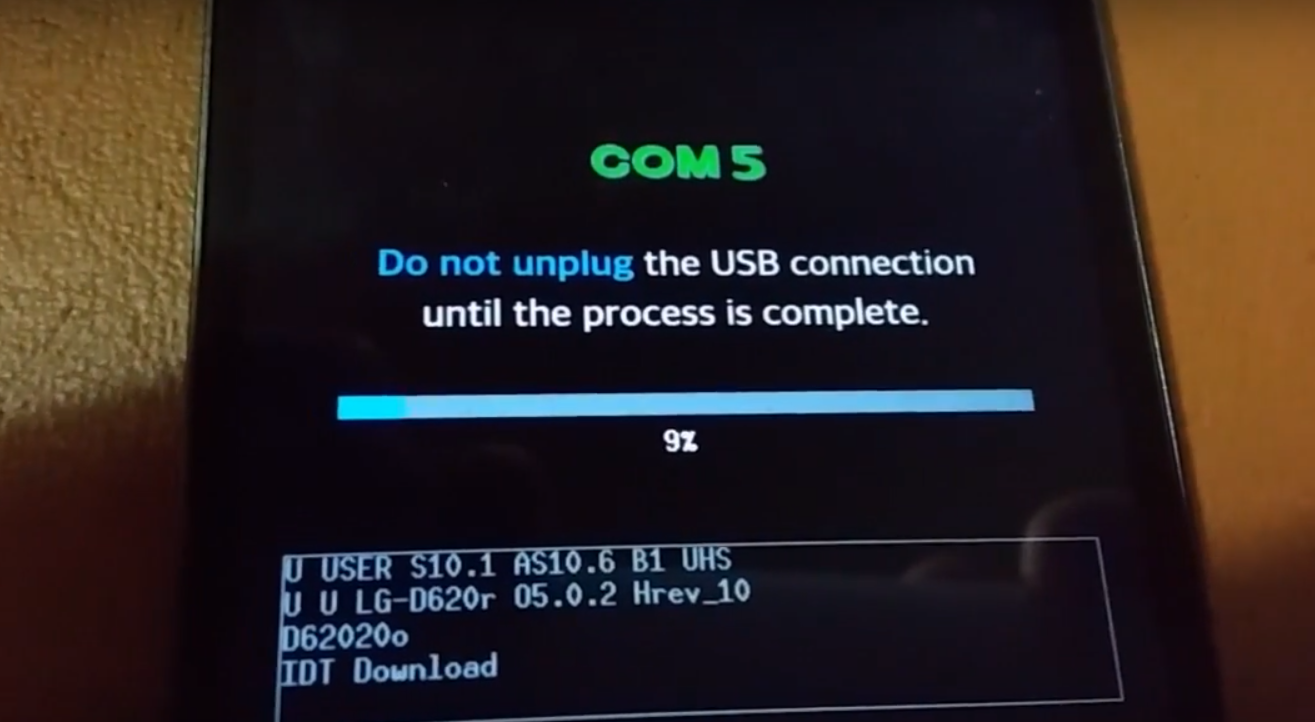lg firmware update stuck